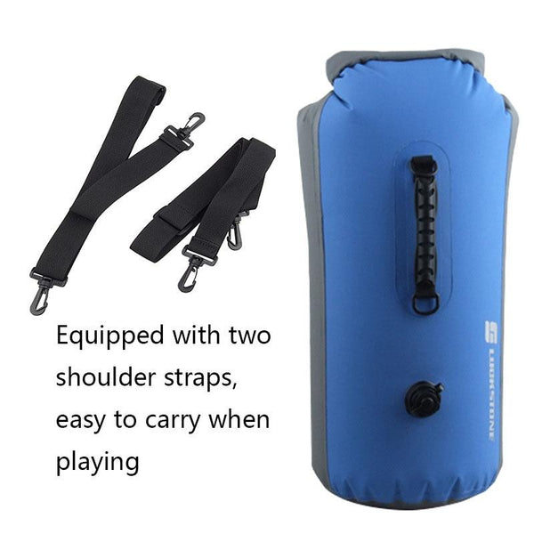 Waterproof Rafting Backpack For Outdoor Activities Blue Dry Bags