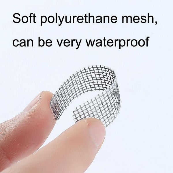 5 Piece Self Adhesive Mosquito Stickers For Screen Windows With Drain Holes Gray Other Window Accessories