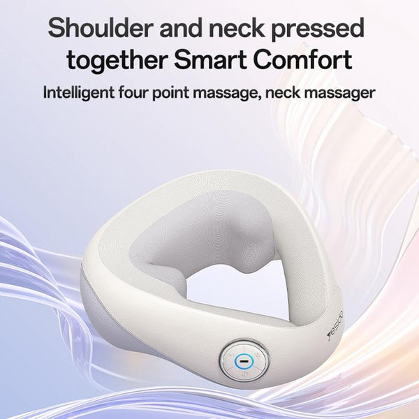 Yesido Mg14 Electric Neck Massager Heat Therapy White Massagers