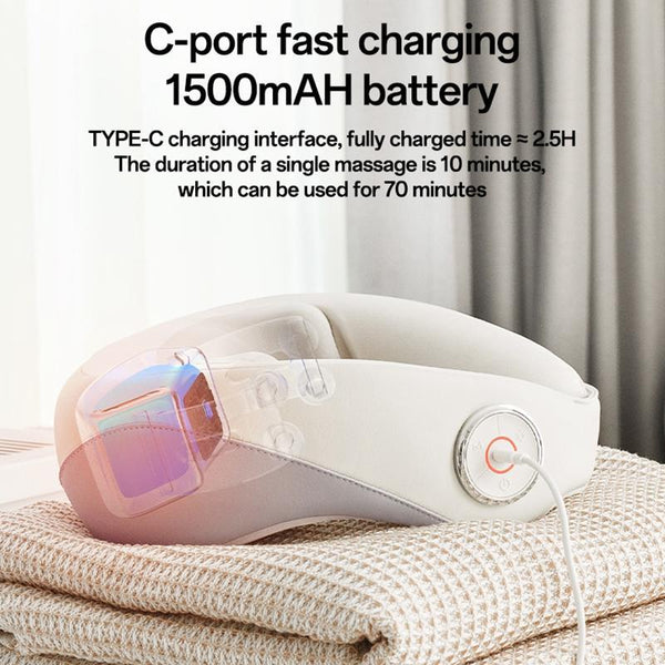 Yesido Mg14 Electric Neck Massager Heat Therapy White Massagers