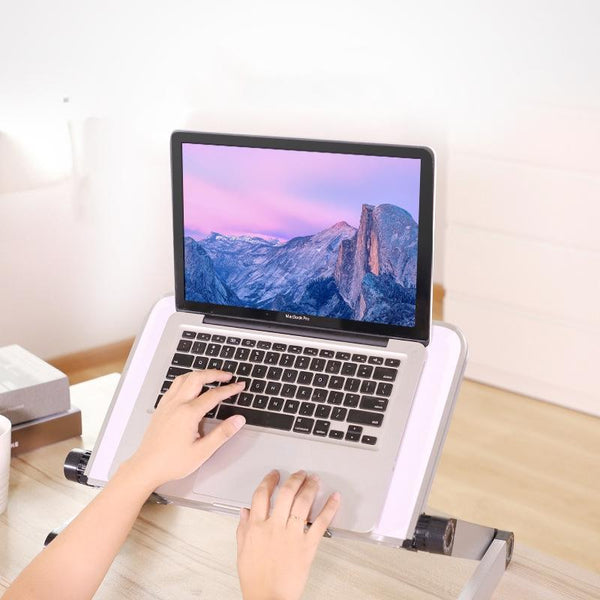 Folding Laptop Stand 360 Degree Rotation Aluminum Alloy Black Stands Holders & Car Mounts