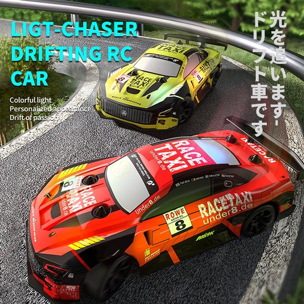 Remote Control 4Wd Drift Car With Expulsion Light Red Rc Model Vehicles