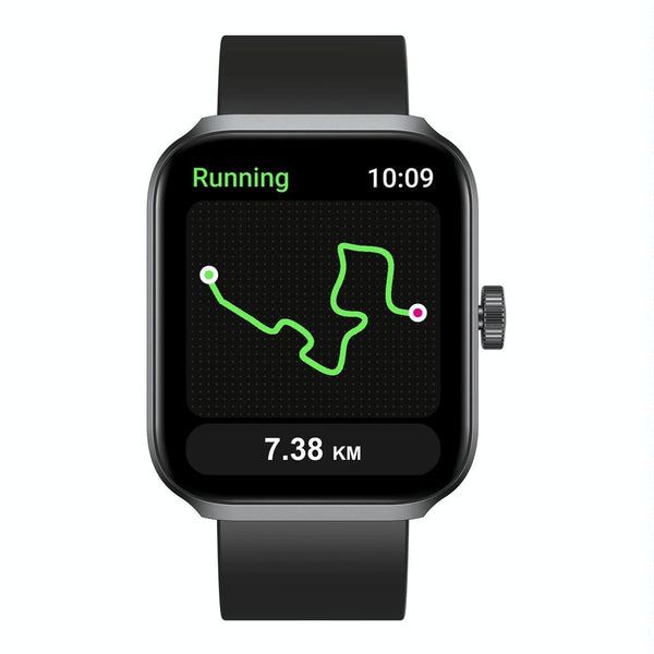 Stylish 1.78 Inch Locator Technology Smart Watch With Bluetooth Calling Heart Rate & Blood Oxygen Black Smart Watches