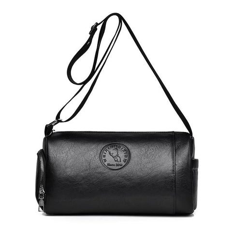 Waterproof Men Crossbody Backpack Large Capacity Black Bags