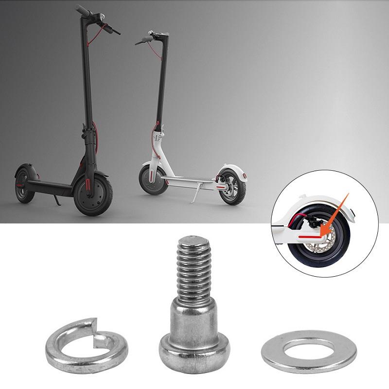 5Pcs Rear Wheel Fixing Screws For Xiaomi Mijia M365 / Pro Scooter White Accessories Parts