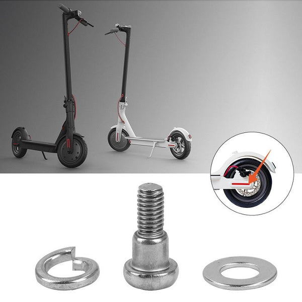 5Pcs Rear Wheel Fixing Screws For Xiaomi Mijia M365 / Pro Scooter White Accessories Parts