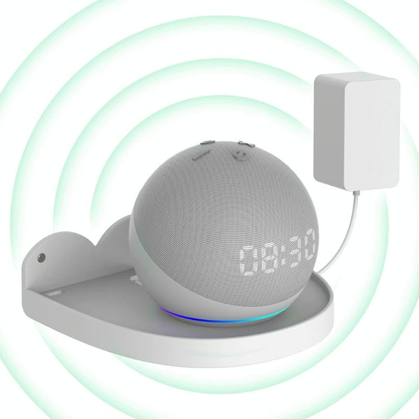 Wall Mount Set For Amazon Echo Dot 4 2 Pieces White Speaker Mounts & Stands