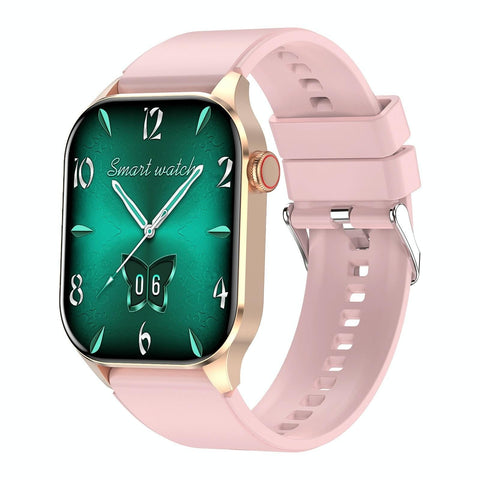 Waterproof Smart Watch With Bluetooth And Blood Oxygen Monitoring Ip68 Pink Smart Watches