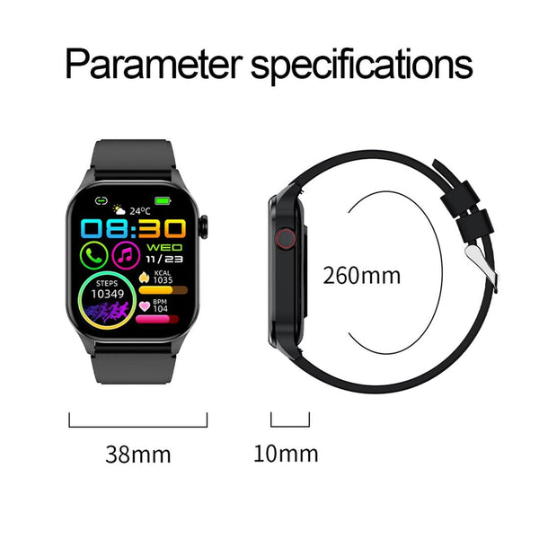 Waterproof Smart Watch With Bluetooth And Blood Oxygen Monitoring Ip68 Pink Smart Watches