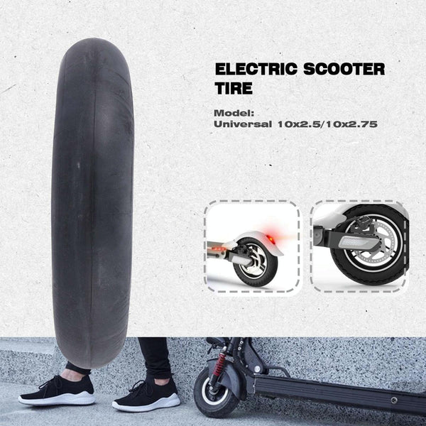 Electric Scooter Inner Tube 10X2.5 / 2.75 45 Degree Valve Thickened Yellow Stripes Accessories Parts