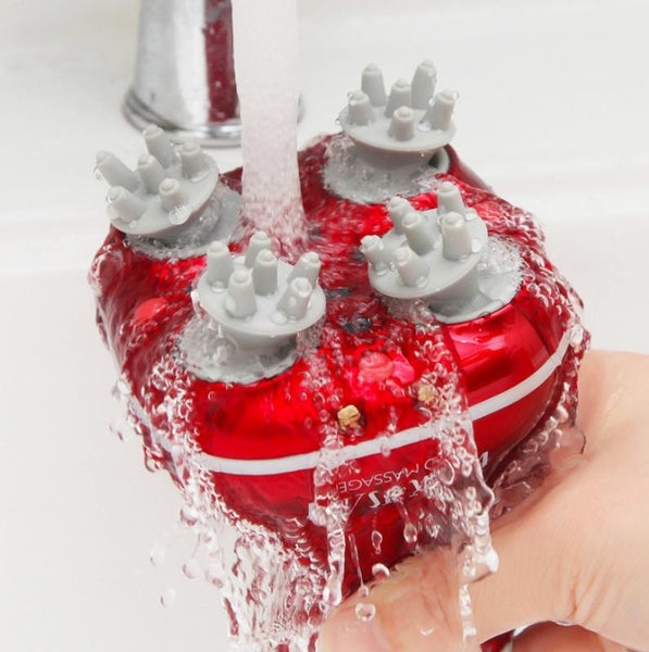 Electric Scalp Massager Multifunctional Vibration Therapy White Massagers