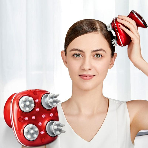 Electric Scalp Massager Multifunctional Vibration Therapy White Massagers
