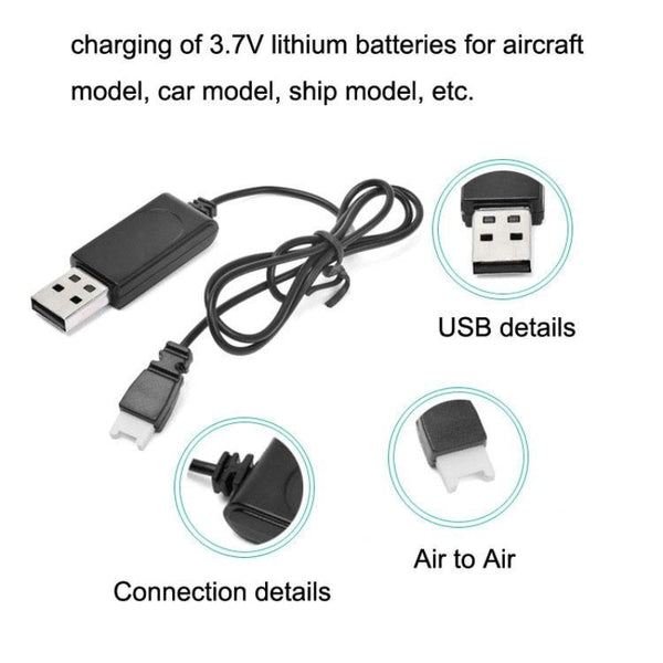 10 Pack Usb Charging Cable For Drone 3.7V 350Mah Air To Plug No Protection Chargers & Cradles