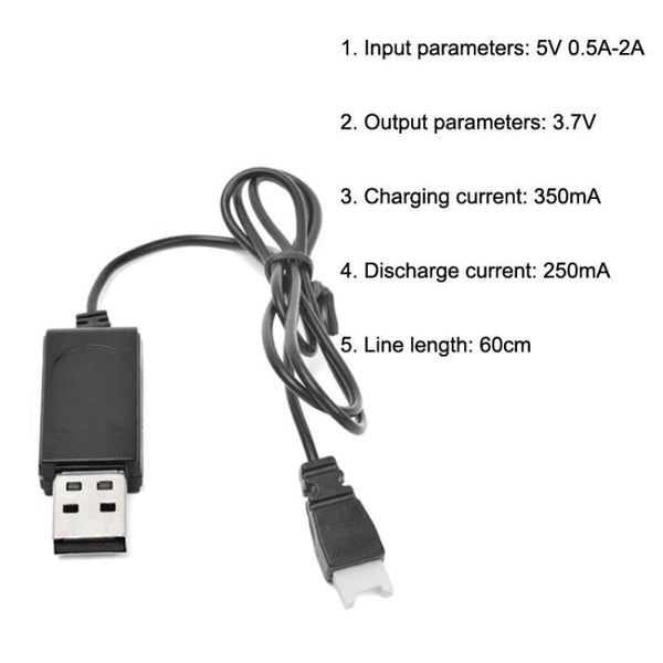 10 Pack Usb Charging Cable For Drone 3.7V 350Mah Air To Plug No Protection Chargers & Cradles