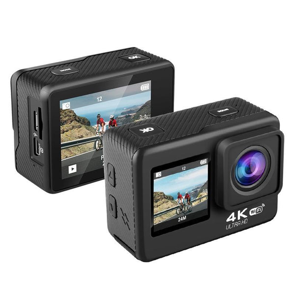 Outdoor Waterproof Dual Screen Wifi Sports Camera With Anti Shake Hd Video Digital Cameras