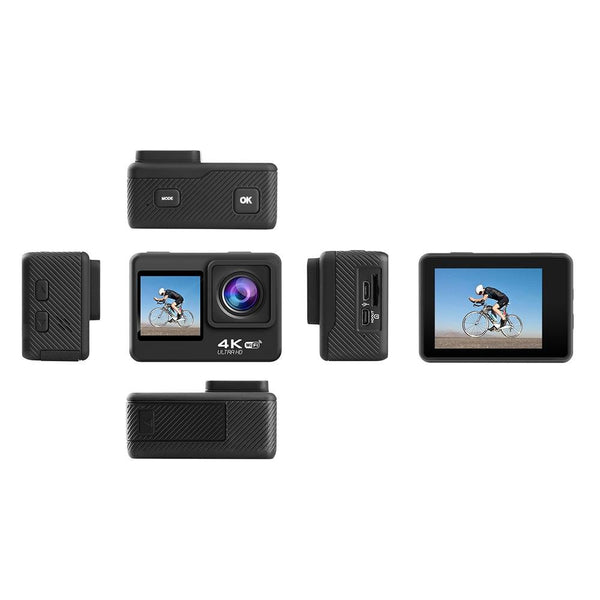 Outdoor Waterproof Dual Screen Wifi Sports Camera With Anti Shake Hd Video Digital Cameras