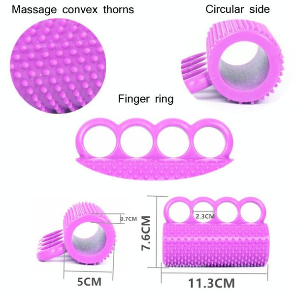 Adult Finger Strength Training Grip Ball Purple Hand Grippers