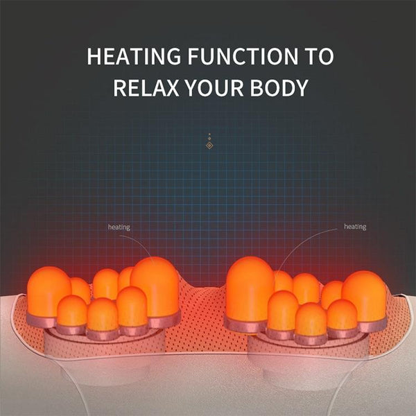 Mini Neck & Shoulder Massager Multifunctional Au Plug Black Massagers