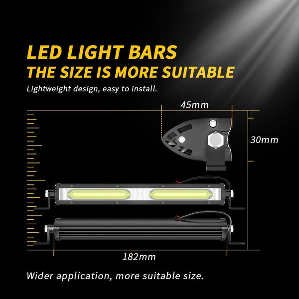 9 30V 12W 6000K Car Led Work Light White Led Car Lights