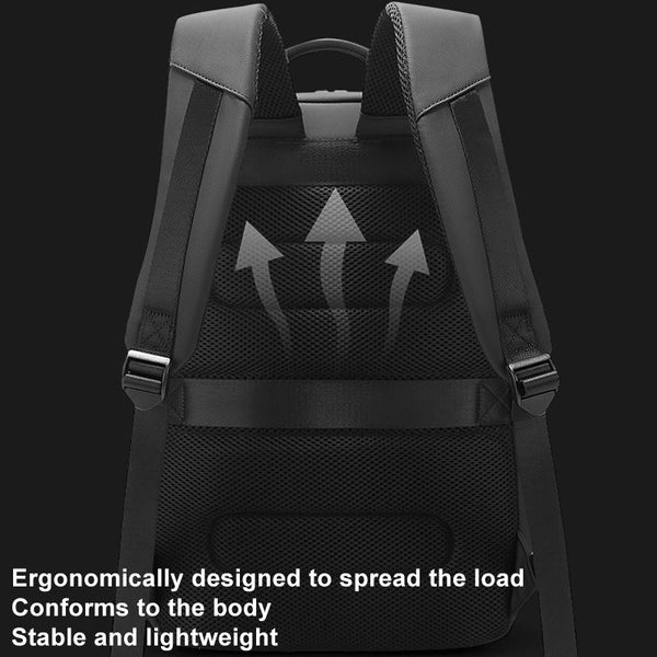 Men Commuter Laptop Backpack Black Laptop Cases & Bags