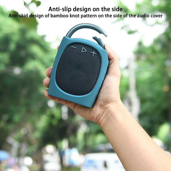 Silicone Case With Straps For Jbl Clip 4 Bluetooth Speaker Black Cases Covers & Skins