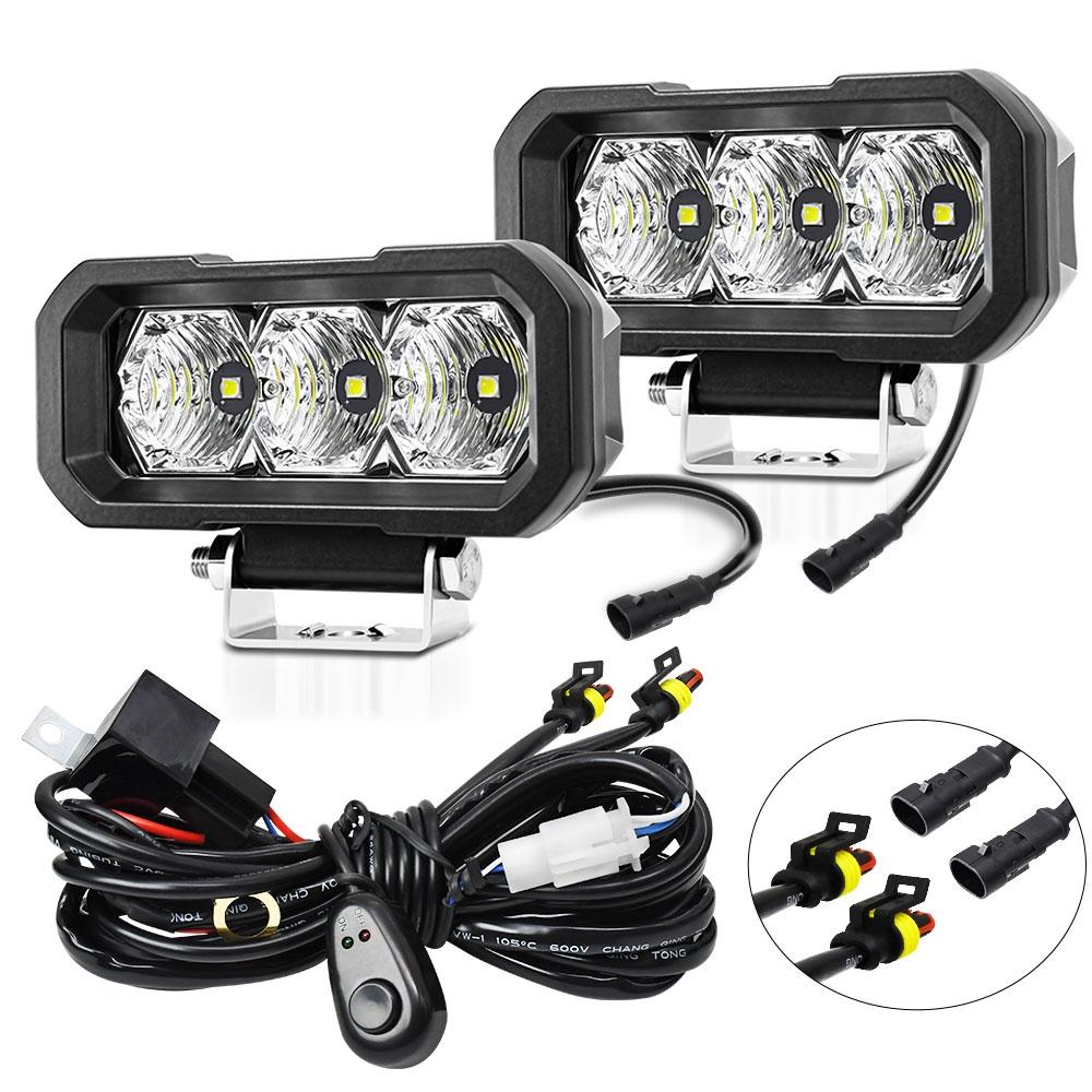 40W 9V 30V 5 Inch Waterproof Eye Headlight Spotlight White Light Led Car Lights