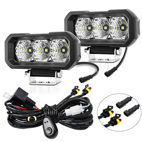 40W 9V 30V 5 Inch Waterproof Eye Headlight Spotlight White Light Led Car Lights