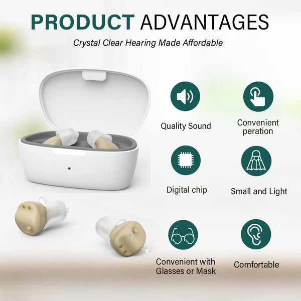 Z 68 In Ear Tws Hearing Aid With Charging Box Skin Color Other Health Care