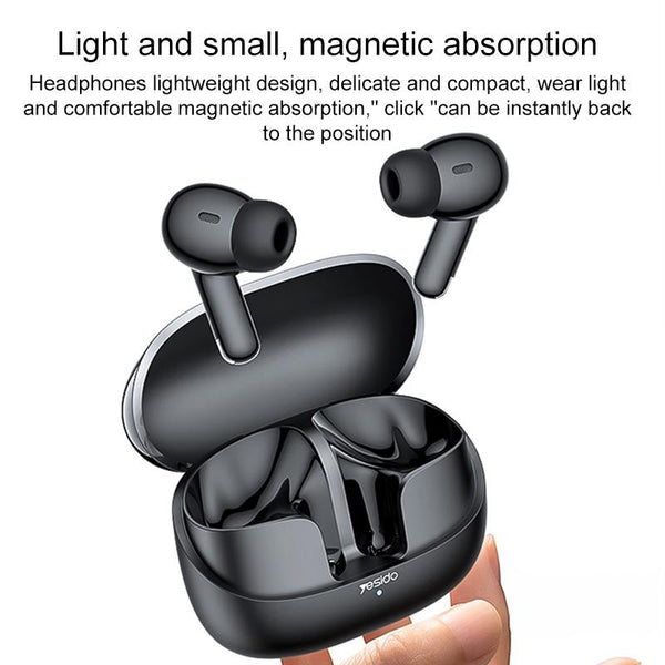 Black Wireless Bluetooth Earphones Tws26 Earbuds
