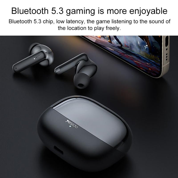 Black Wireless Bluetooth Earphones Tws26 Earbuds