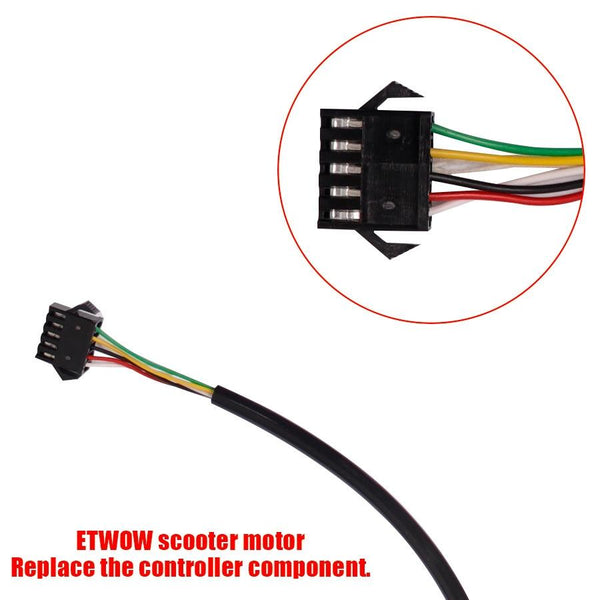 Electric Scooter Power Cable For Kugoo S1 / S2 S3 Black Electric Scooters
