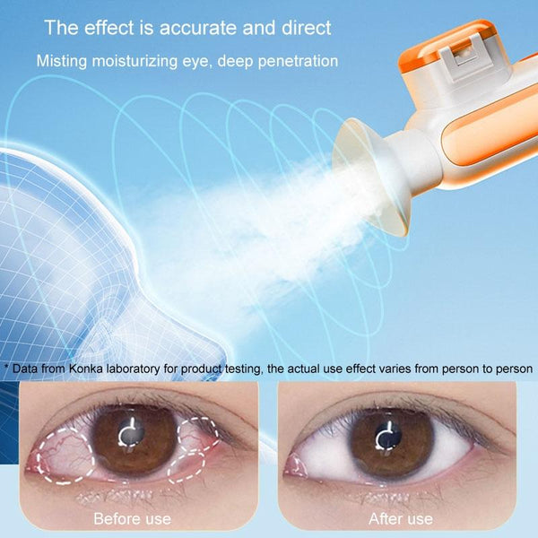 Konka Eye Moisturizer Spray Steamer Hot & Cold Misting Instrument White Anti Aging Products
