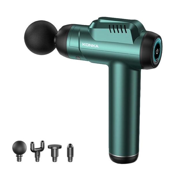 Intelligent 6 Speed Fascia Massager With 4 Heads Gray Massagers