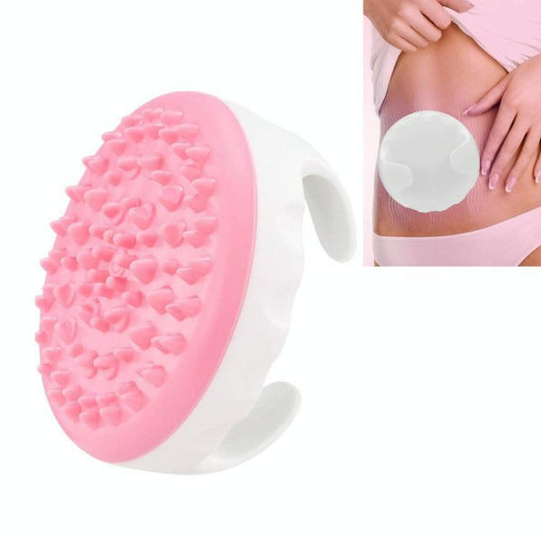Electric Body Brush Massager Meridian Scraping Tool Pink Massagers