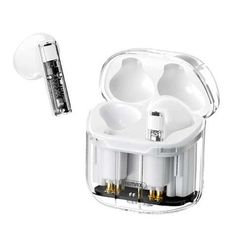 Wireless Bluetooth Headset With Low Delay And Transparent Design White Headsets