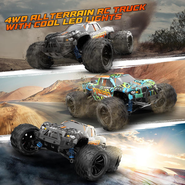 High Speed 4Wd Rc Car 1 14 Scale Graffiti Black Rc Model Vehicles