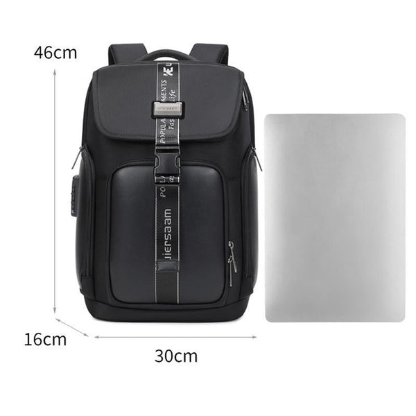 Waterproof Men Business Backpack Black Bags