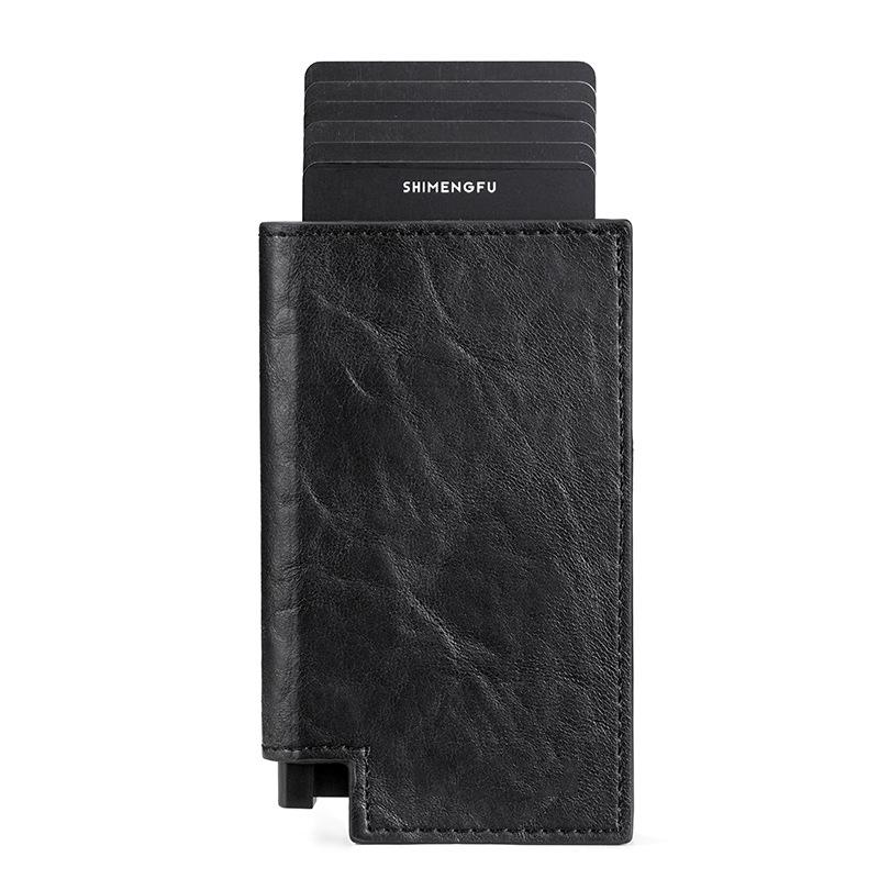 Pop Up Rfid Bifold Wallet With Card Holder Black Wallets