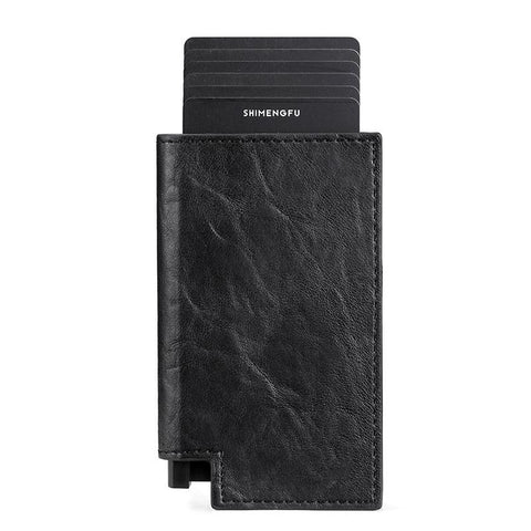 Pop Up Rfid Bifold Wallet With Card Holder Black Wallets