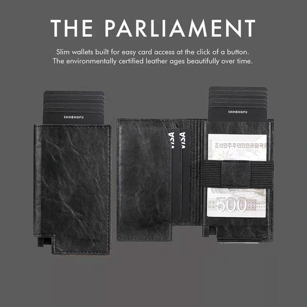 Pop Up Rfid Bifold Wallet With Card Holder Black Wallets