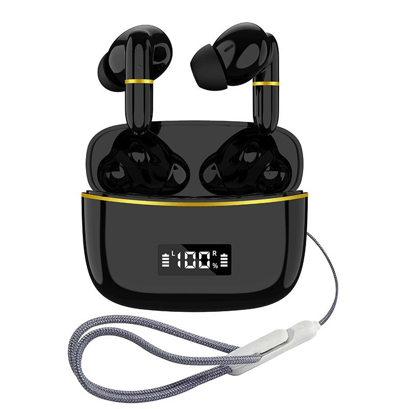 Wireless In Ear Earphones With Digital Charging Case J2 Black Earbuds
