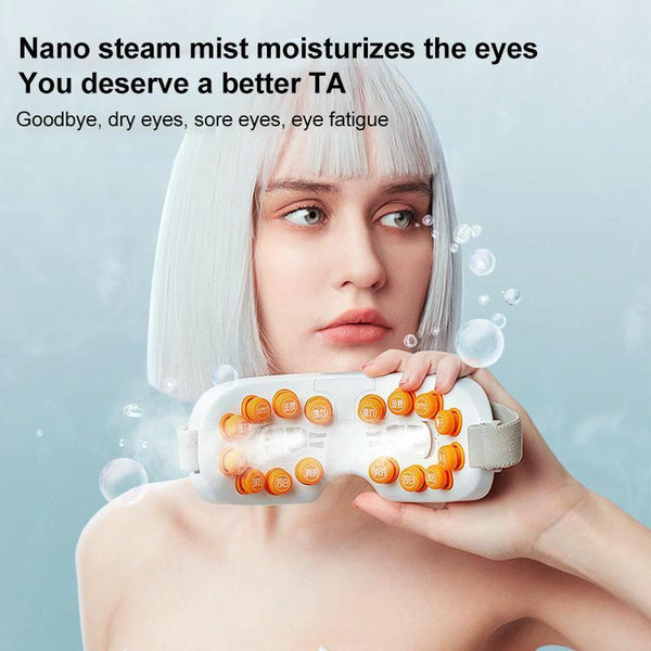 Smart Eye Massager With Vibration & Hot Compress White Massagers