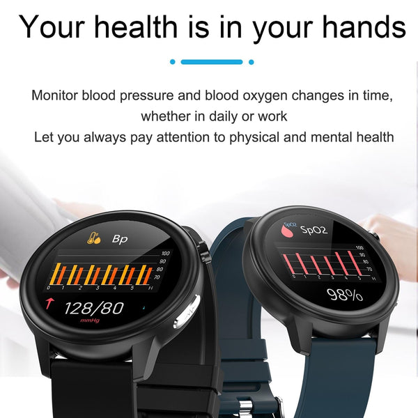 Waterproof Smart Bracelet With Health Monitoring And Metal Strap Tft Screen Smart Watches