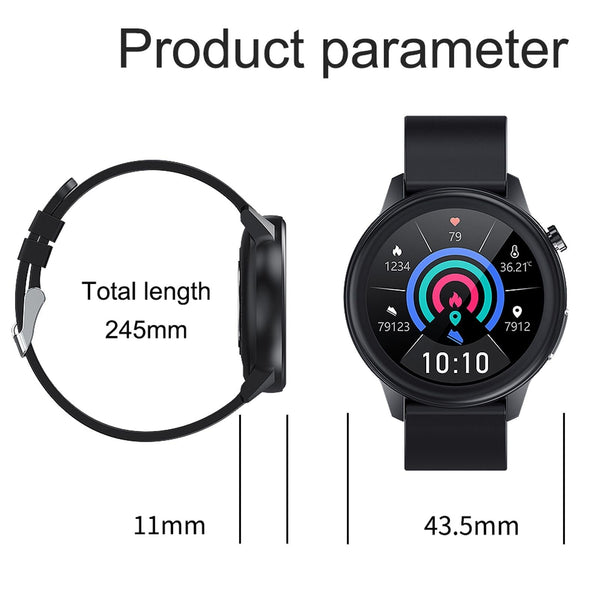 Waterproof Smart Bracelet With Health Monitoring And Metal Strap Tft Screen Smart Watches