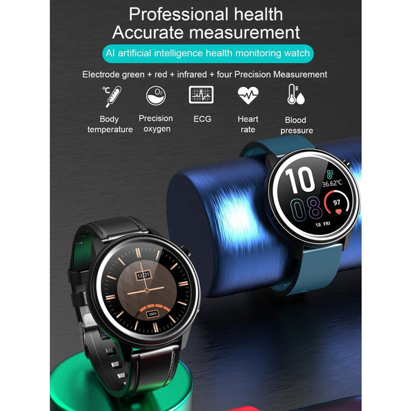 Waterproof Smart Bracelet With Health Monitoring And Metal Strap Tft Screen Smart Watches