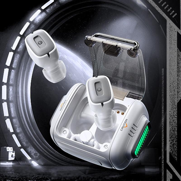 Wireless Gaming With Noise Reduction Ivory White Earbuds