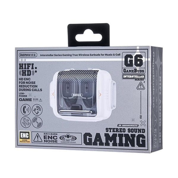 Wireless Gaming With Noise Reduction Ivory White Earbuds