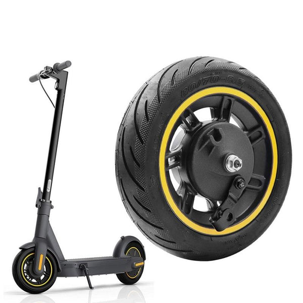 Front Wheel For Ninebot Max G30 10 Inch Tubeless Yellow Accessories Parts