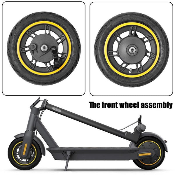 Front Wheel For Ninebot Max G30 10 Inch Tubeless Yellow Accessories Parts