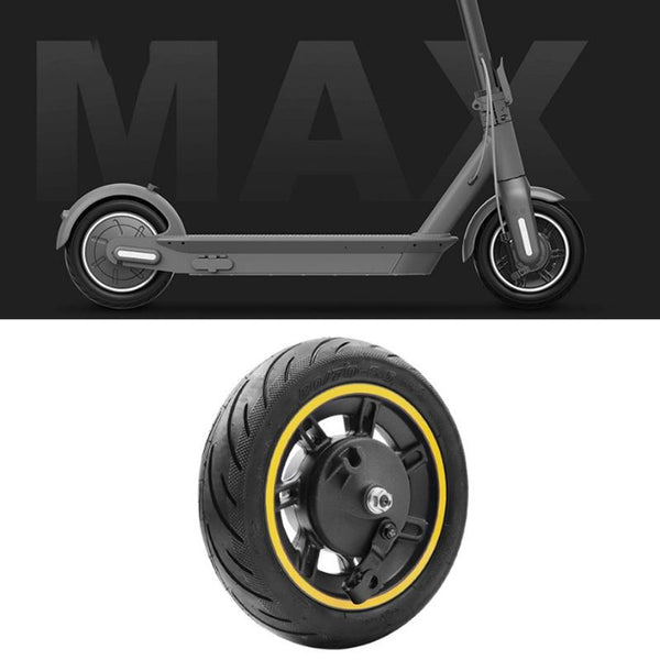 Front Wheel For Ninebot Max G30 10 Inch Tubeless Yellow Accessories Parts